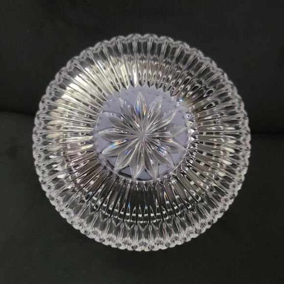 Mikasa Park Lane Heavy Crystal Fruit Salad Round Bowl Center Piece - Picture 5 of 10